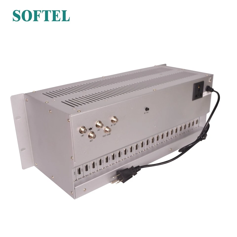 24 Channels HDMI Fixed Frequency CATV Modulator Ah2401h best